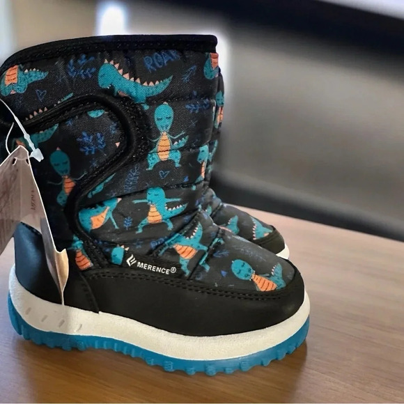 NWT EQUICK Boys Winter Boots Waterproof Lightweight Kid Snow Boots with Fur - Picture 4 of 7